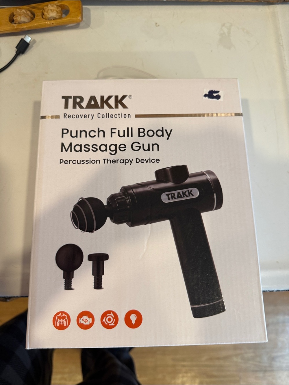 Panasonic black massage gun